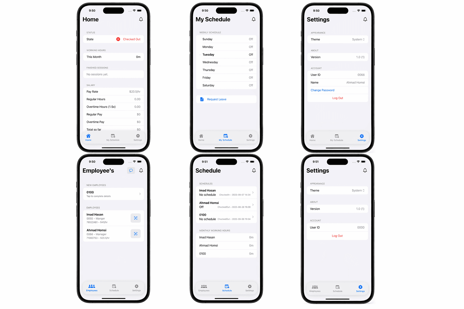 Employee Management System screenshot